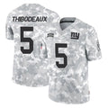 NY.Giants #5 Kayvon Thibodeaux Player Arctic Camo Salute To Service Limited Game STECN Stitched Jerseys