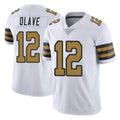 NO.Saints #12 Chris Olave Player White Limited Color Rush Home Game STECN Stitched Jerseys