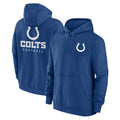 IN.Colts ## Colts Blank Player Blue Sideline Club Fleece Long Sleeve Hoodie Limited STECN Stitched Jerseys