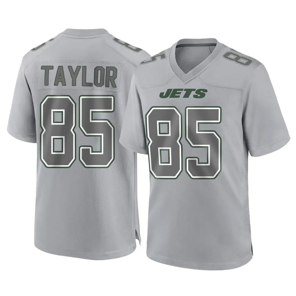 NY.Jets #85 Mason Taylor Player Gray Limited Atmosphere Fashion Home Game STECN Stitched Jerseys