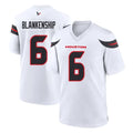 H.Texans #6 Reed Blankenship Player White Home Game STECN Stitched Jerseys
