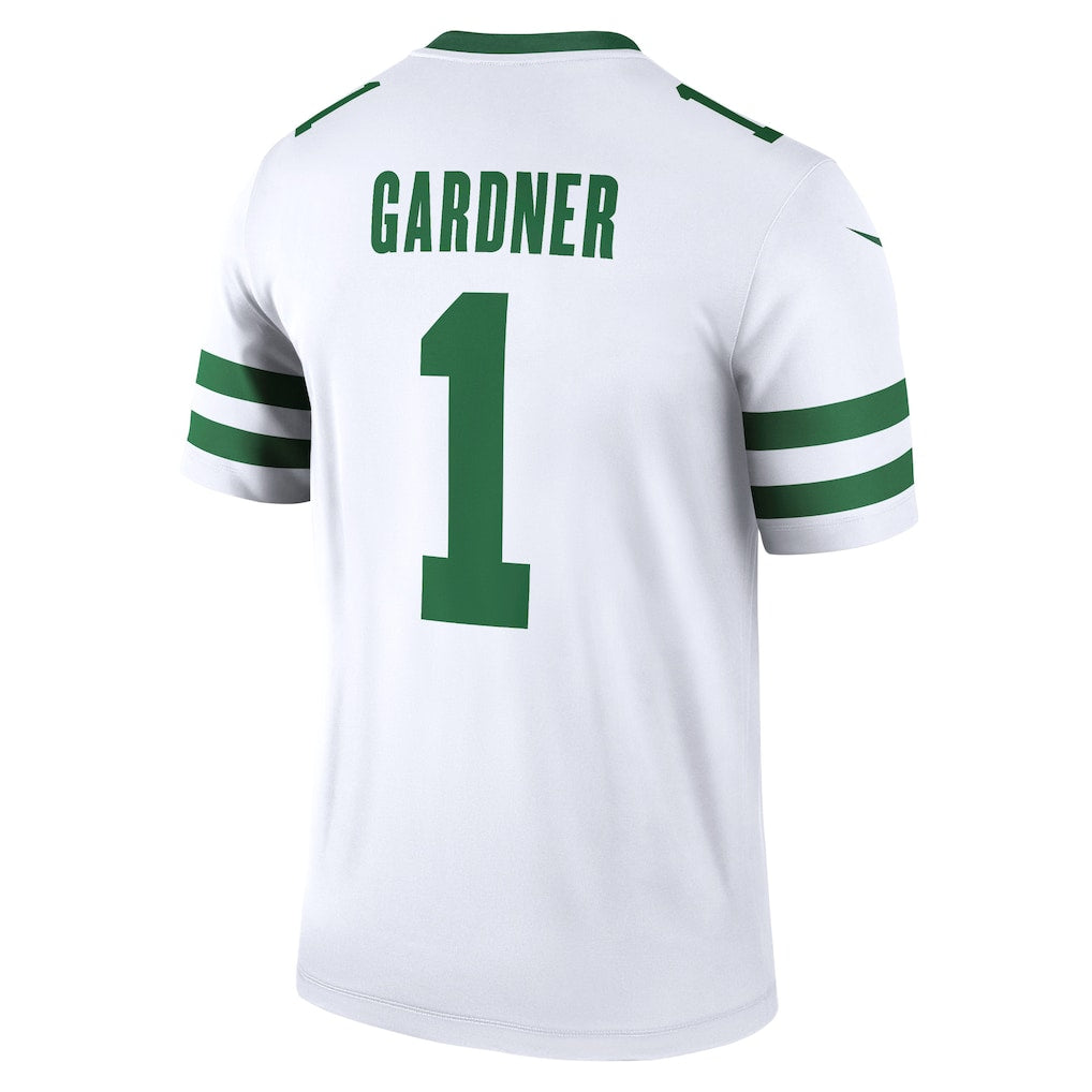 STECN NY.Jets #1 Ahmad Sauce Gardner White Legend Player Performance Top Jersey