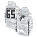 A.Falcons #65 Matthew Bergeron Player Camo Arctic Salute to Service Hoodies Limited STECN Stitched Jerseys