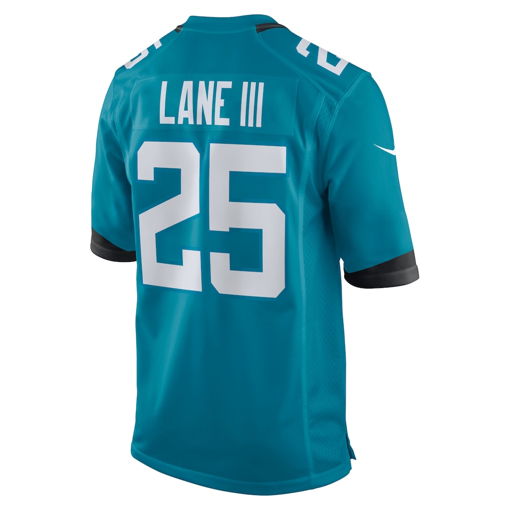 STECN J.Jaguars #25 Rayuan Lane III Teal Team Game Jersey