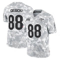 C.Bengals #88 Mike Gesicki Player Arctic Camo Salute to Service Limited STECN Stitched Jerseys
