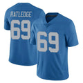 D.Lions #69 Tate Ratledge Player Blue Limited Throwback Vapor Untouchable STECN Stitched Jerseys