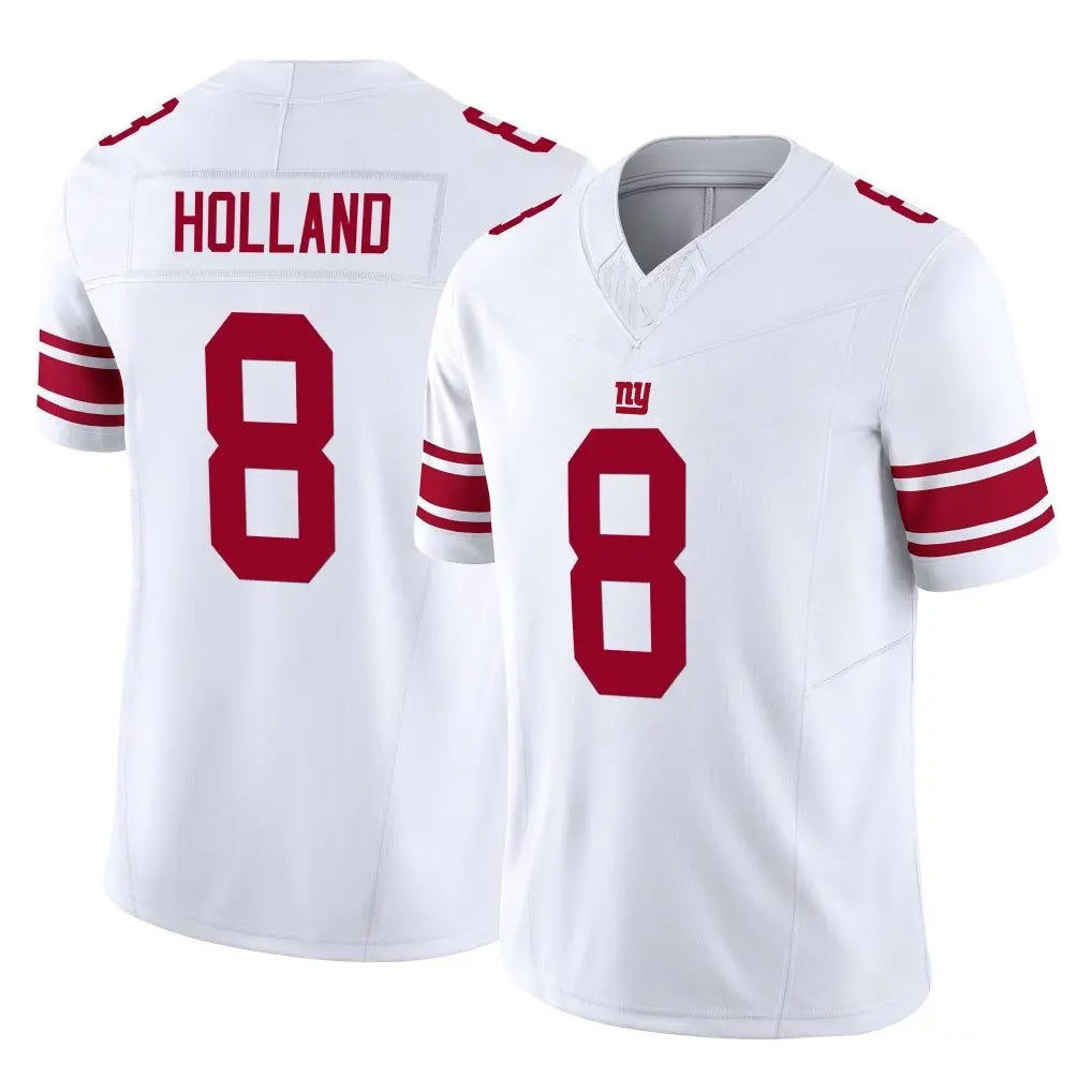 NY.Giants #8 Jevon Holland Player White Limited Vapor F.U.S.E. Home Game STECN Stitched Jerseys