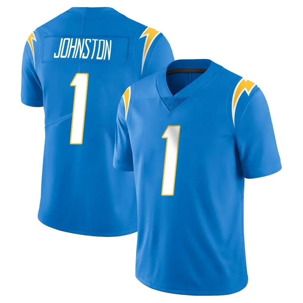 LA.Chargers #1 Quentin Johnston Player Blue Limited Vapor Untouchable Home Game STECN Stitched Jerseys