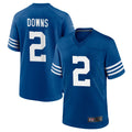 IN.Colts #2 Josh Downs Bynum Player Royal Limited Home Game STECN Stitched Jerseys