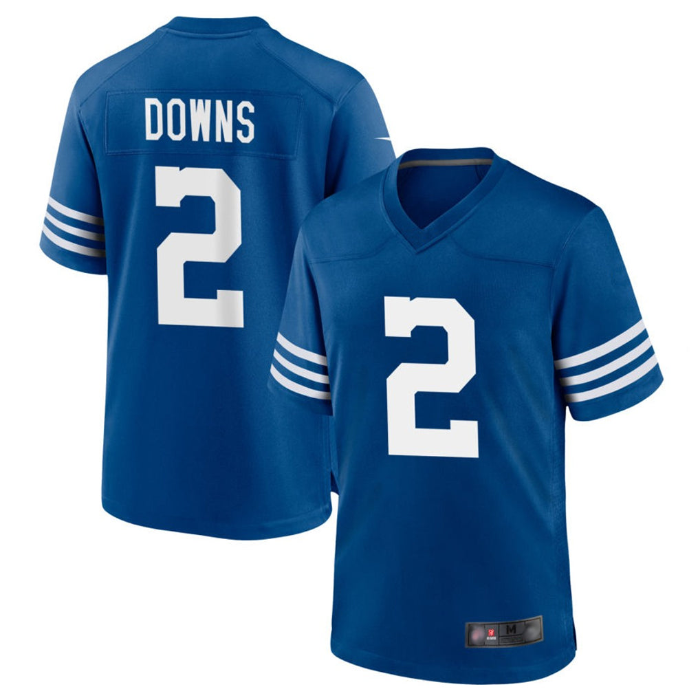 IN.Colts #2 Josh Downs Bynum Player Royal Limited Home Game STECN Stitched Jerseys