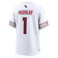 STECN A.Cardinals #1 Kyler Murray White Team Game Jersey