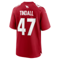 STECN A.Cardinals #47 Channing Tindall Cardinal Team Game Jersey