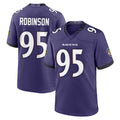 B.Ravens #95 Tavius Robinson Player Purple Limited Home Game STECN Stitched Jerseys