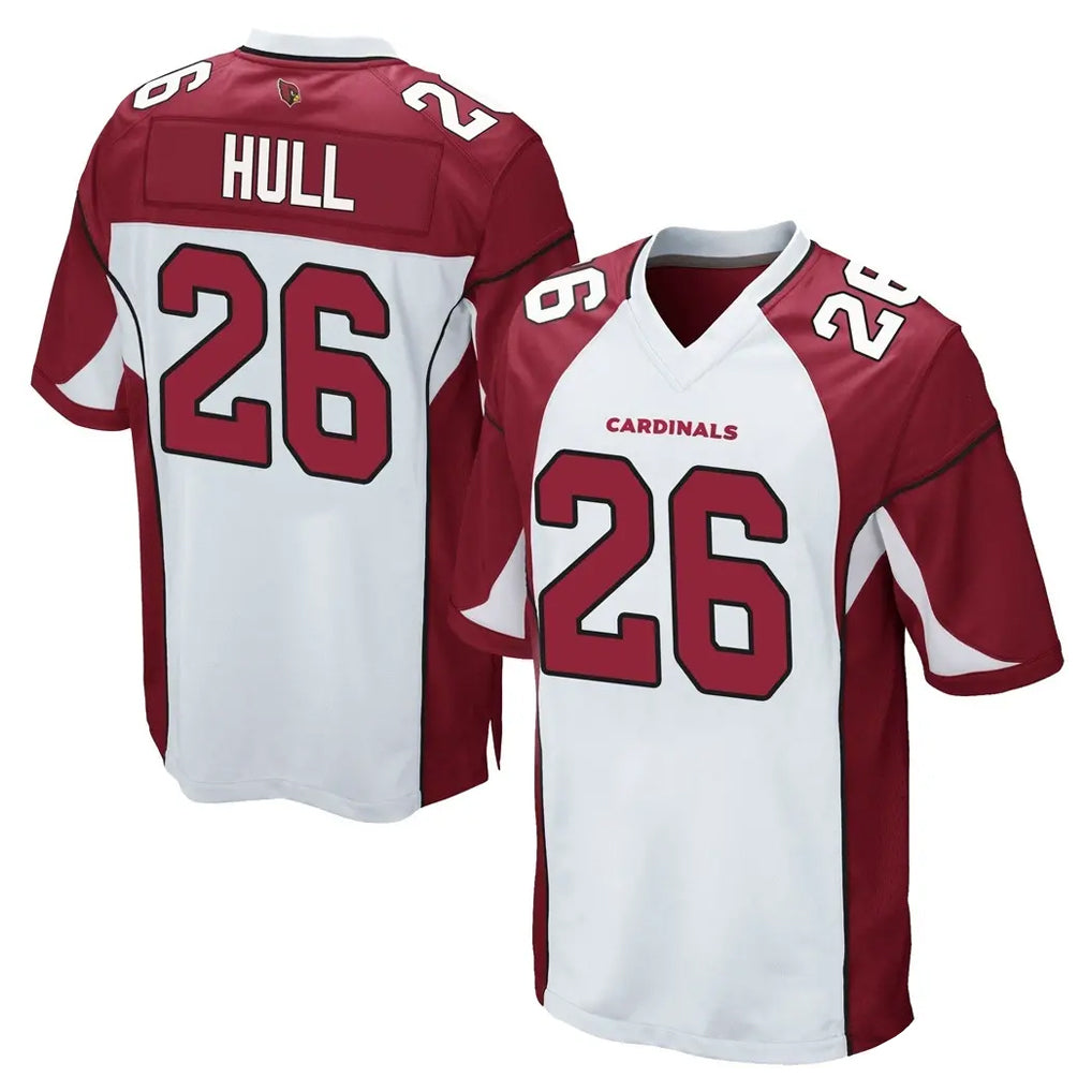 A.Cardinals #26 Evan Hull Player White Cardinal Home Game STECN Stitched Jerseys
