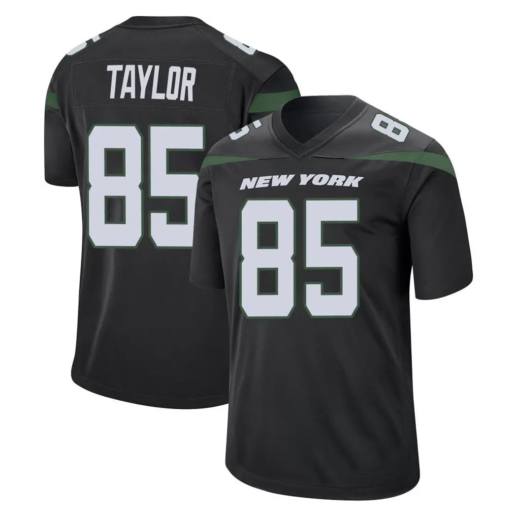 NY.Jets #85 Mason Taylor Player Stealth Black Home Game STECN Stitched Jerseys