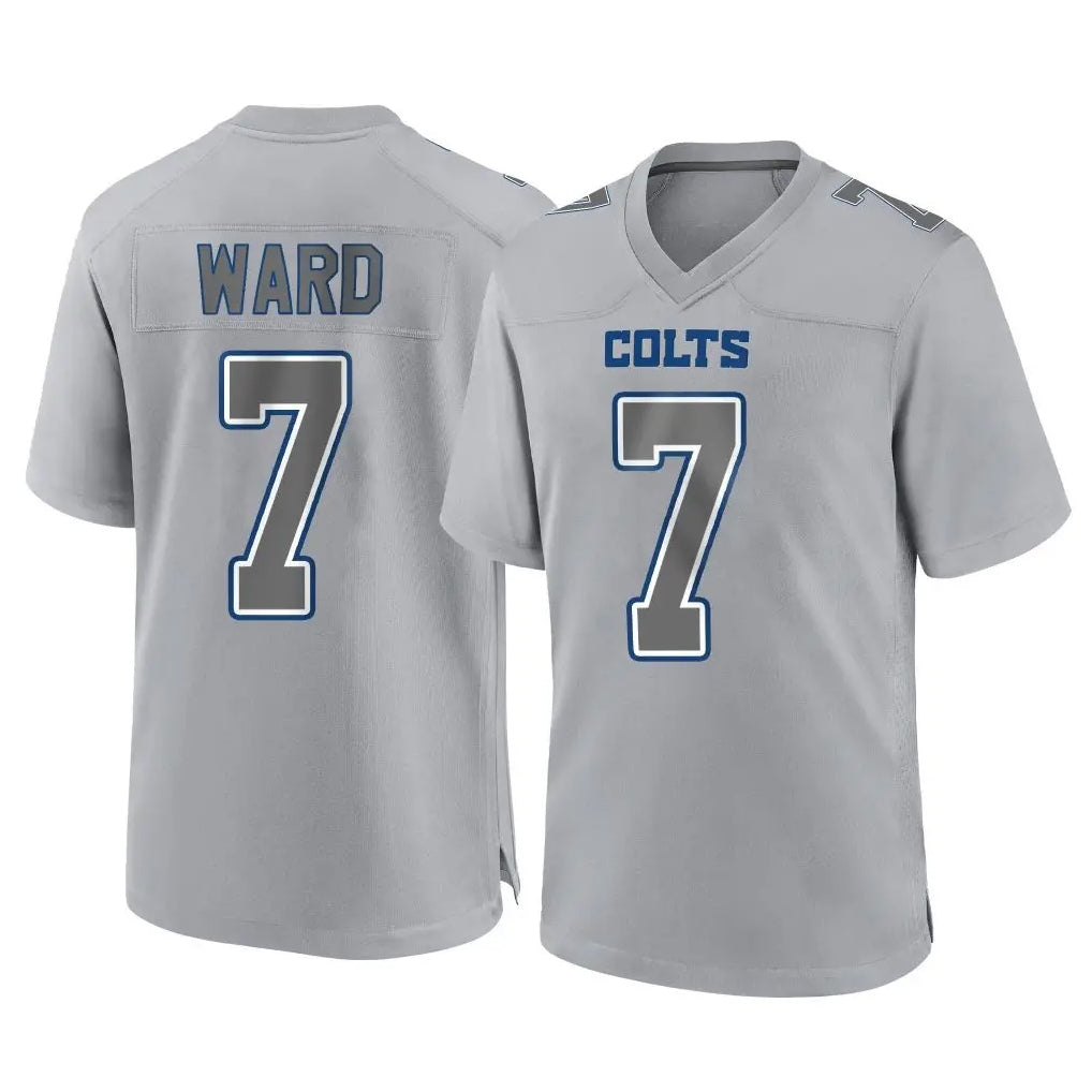IN.Colts #7 Charvarius Ward Sr. Player Gray Atmosphere Fashion Home Game STECN Stitched Jerseys