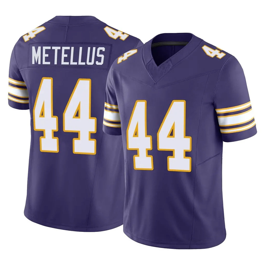M.Vikings #44 Josh Metellus Player Purple Limited Classic Vapor F.U.S.E. Home Game STECN Stitched Jerseys