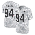 M.Dolphins #94 Jordan Phillips Player Arctic Camo Salute To Service Limited Game STECN Stitched Jerseys