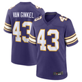 STECN #43 Andrew Van Ginkel Player MN.Vikings Purple Game Stitched Jerseys