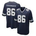 D.Cowboys #86 Luke Schoonmaker Player Navy Home Game STECN Stitched Jerseys