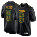 GB.Packers #8 Josh Jacobs Player Black Fashion Home Game STECN Stitched Jerseys