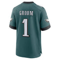 STECN P.Eagles #1 Groom Midnight Green Team Game Jersey