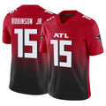 A.Falcons #15 Brian Robinson Player Red Vapor F.U.S.E. Limited Home Game STECN Stitched Jerseys