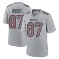 NE.Patriots #87 Romeo Doubs Player Gray Fashion Limited Home Game STECN Stitched Jerseys