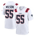 NE.Patriots #55 Jared Wilson Player White Home Game Ddoa Stitched Jerseys