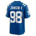 STECN IN.Colts #98 Eric Johnson II Royal Team Game Jersey