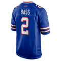 STECN B.Bills #2 Tyler Bass Royal Game Player Jersey