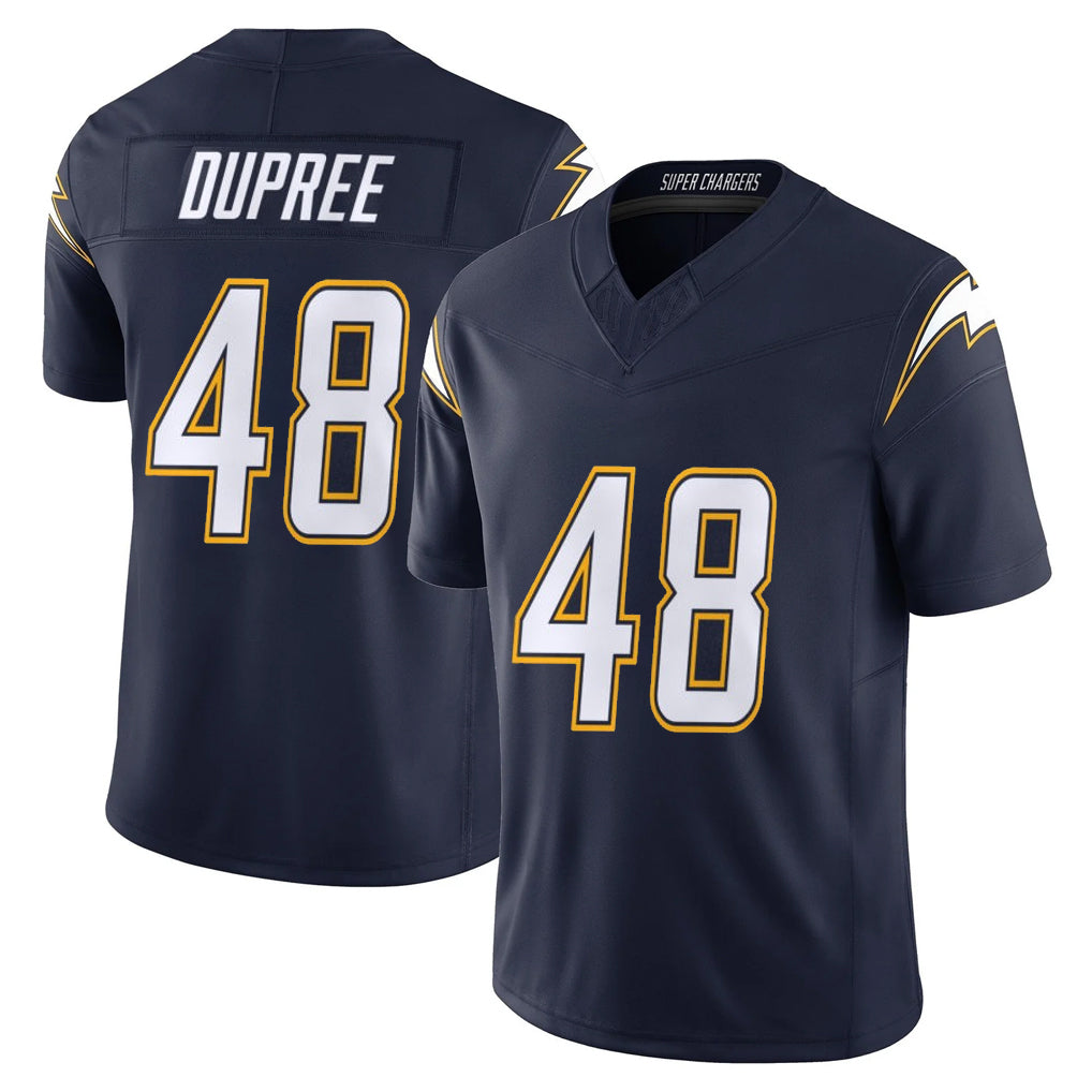 LA.Chargers #48 Bud Dupree Player Navy Vapor F.U.S.E. Limited Home Game STECN Stitched Jerseys