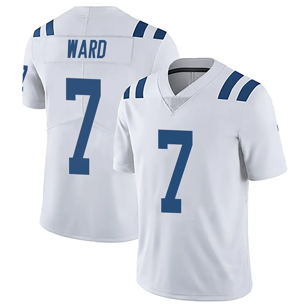 IN.Colts #7 Charvarius Ward Sr. Player White Limited Vapor Untouchable Home Game STECN Stitched Jerseys