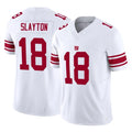 NY.Giants #18 Darius Slayton Player White Limited Vapor F.U.S.E. Home Game STECN Stitched Jerseys