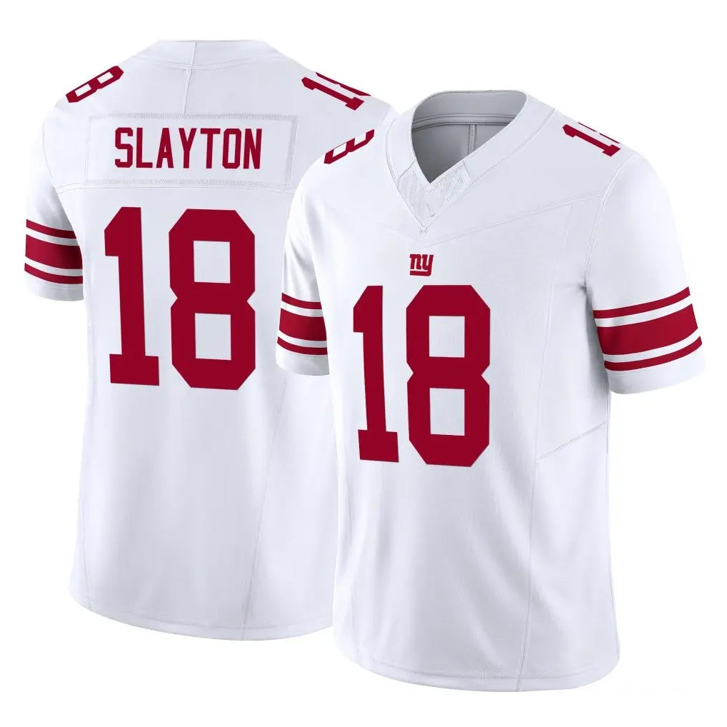 NY.Giants #18 Darius Slayton Player White Limited Vapor F.U.S.E. Home Game STECN Stitched Jerseys