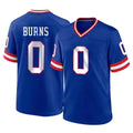 NY.Giants #0 Brian Burns Player Royal Classic Home Game STECN Stitched Jerseys