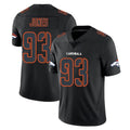 D.Broncos #93 D.J. Jones Player Black Impact Limited Game STECN Stitched Jerseys