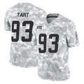 LA.Chargers #93 Teair Tart Player Arctic Camo Salute To Service Limited Game STECN Stitched Jerseys