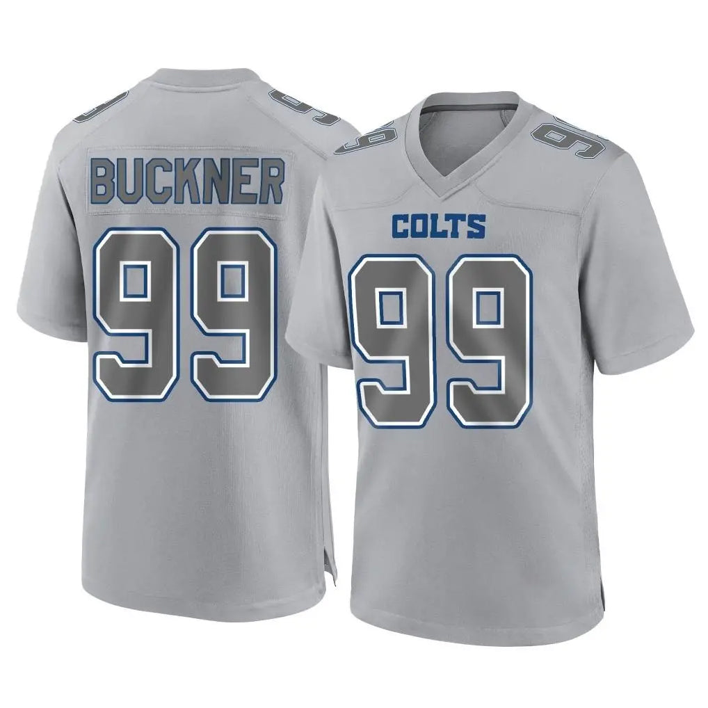 IN.Colts #99 DeForest Buckner Player Gray Atmosphere Fashion Home Game STECN Stitched Jerseys