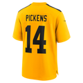 STECN P.Steelers #14 George Pickens Gold Alternate Game Jersey