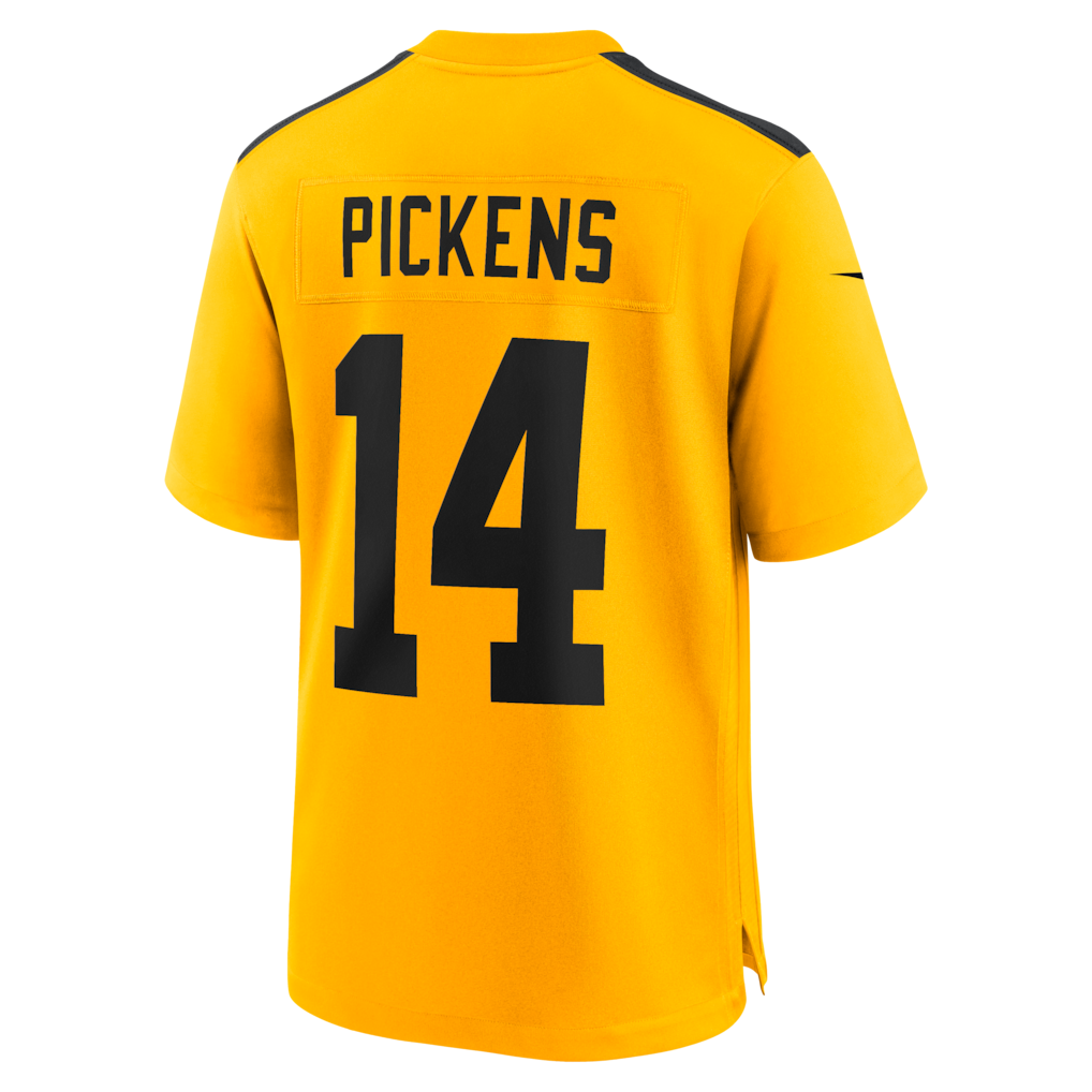 STECN P.Steelers #14 George Pickens Gold Alternate Game Jersey