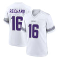 M.Vikings #16 Will Reichard Player White Alternate Home Game STECN Stitched Jerseys