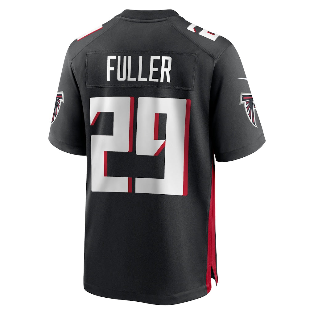 STECN A.Falcons #29 Jordan Fuller Black Team Game Jersey