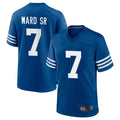 IN.Colts #7 Charvarius Ward Sr. Player Royal Limited Home Game STECN Stitched Jerseys