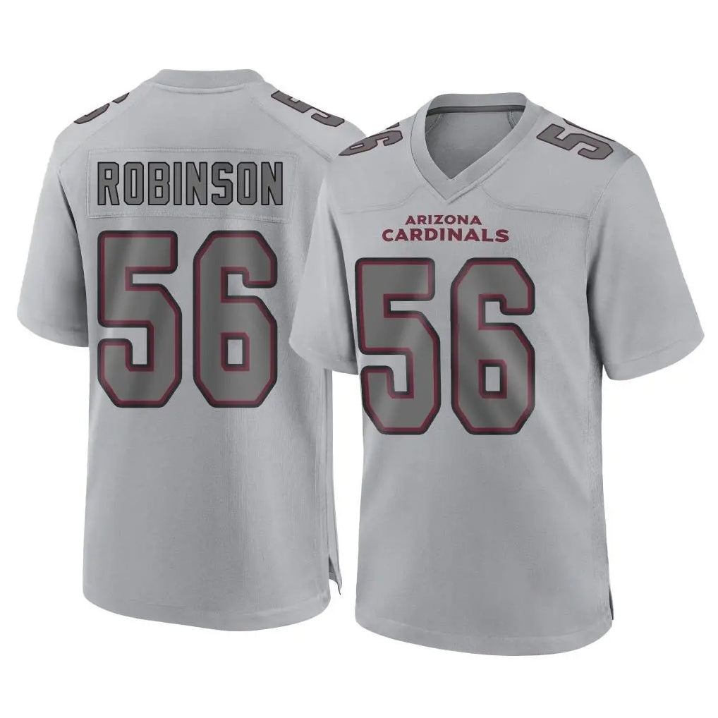 A.Cardinals #56 Darius Robinson Player Gray Atmosphere Fashion Home Game STECN Stitched Jerseys