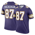 M.Vikings #87 T.J. Hockenson Player Purple Limited Classic Home Game STECN Stitched Jerseys