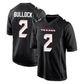 H.Texans #2 Calen Bullock Player Carbon Black Fashion Home Game STECN Stitched Jerseys