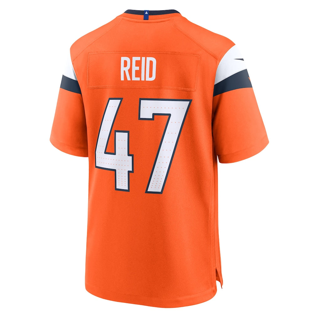 STECN D.Broncos #47 Karene Reid Orange Team Game Jersey