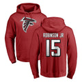 A.Falcons #15 Brian Robinson Player Red Pullover Hoodies Home Game STECN Stitched Jerseys