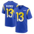 LA.Rams #13 Kurt Warner Player Royal Retired Limited STECN Stitched Jerseys